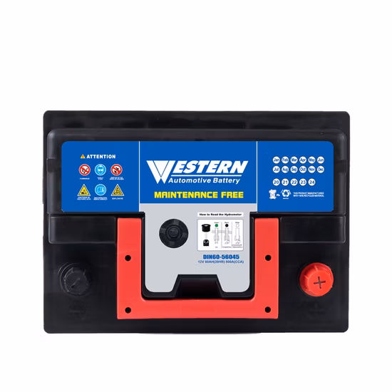 DIN60 Mf Maintenance-Free Automotive Car Battery SLA for Automobile Auto Truck Power Best Wholesale Price 12V/60ah