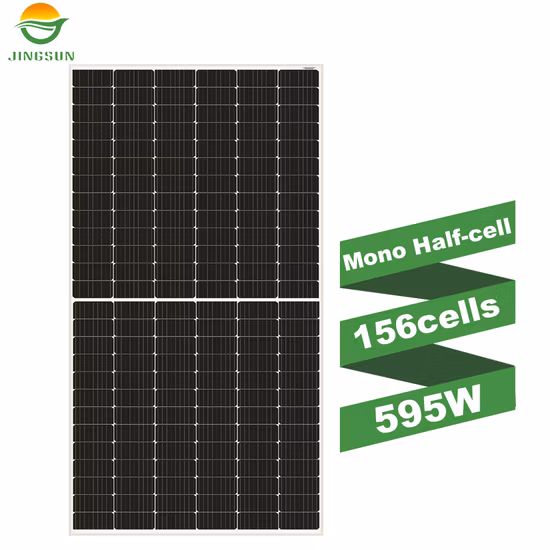 Factory Mono Highest Monocrystalline Solar Power Half Cell 605W Solar Panel PV Module for Solar Energy System