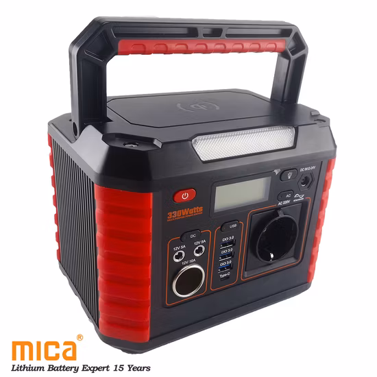 500W Portable Power Generator with AC220V DC5V USB for Camping